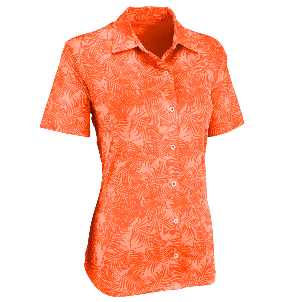 Vansport Women's Sunset Orange Pro Maui Shirt