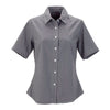 Vantage Women's Grey Short-Sleeve Hudson Denim Shirt