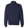 Russell Athletic Men's Navy Dri Power Quarter-Zip Cadet Collar Sweatshirt