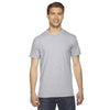 American Apparel Unisex Heather Grey Fine Jersey Short-Sleeve T-Shirt