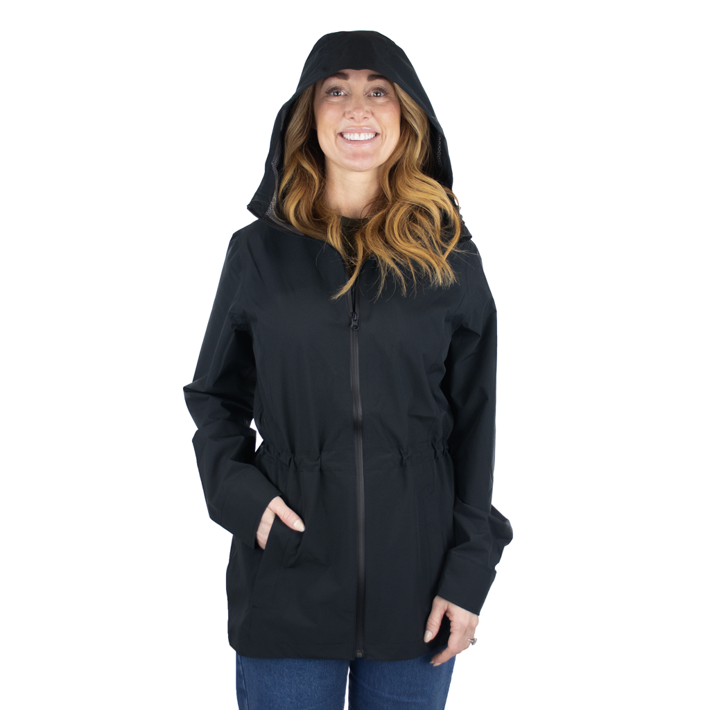 48-Hour Zusa Women's Black North Shore Rain Jacket