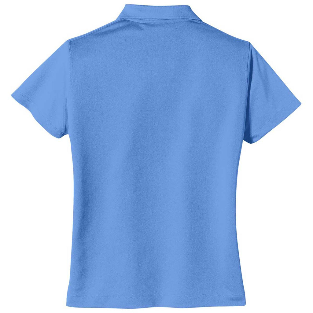 Nike Women's Light Blue Tech Basic Dri-FIT Short Sleeve Polo