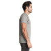 Next Level Men's Heather Grey Mock Twist Short-Sleeve Raglan T-Shirt