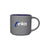 ETS Grey Monaco Ceramic Mug with Cobalt Blue Lining - 16oz