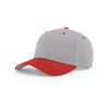 Richardson Grey/Red On-Field Combination Pro Twill Snapback