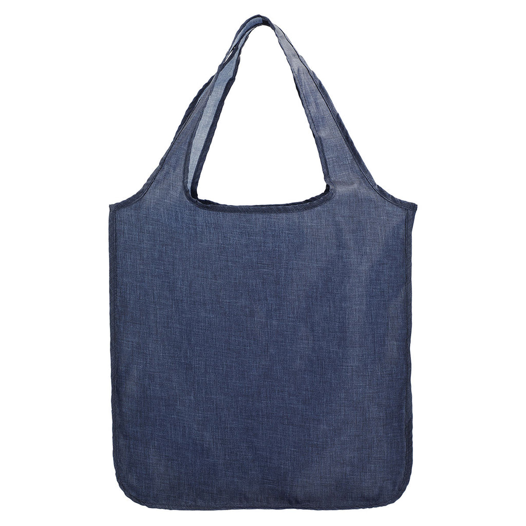 Leed's Navy Ash Recycled PET Large Shopper Tote