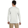 Jerzees Men's White 5.3 Oz Dri-Power Sport Long-Sleeve T-Shirt