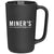 ETS Black 14 oz Ceramic Ledge Mug