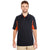 Holloway Men's Black/Orange Avenger Short-Sleeve Polo