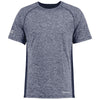 Holloway Men's Navy Heather Electrify Coolcore Tee