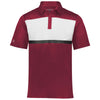 Holloway Men's Cardinal/White Prism Bold Polo