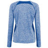 Holloway Women's Royal Heather Electrify Coolcore Long Sleeve Tee