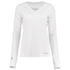 Holloway Women's White Electrify Coolcore Long Sleeve Tee