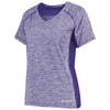 Holloway Women's Purple Heather Electrify Coolcore Tee