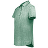 Holloway Women's Dark Green Heather Electrify Coolcore Polo