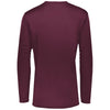 Holloway Men's Maroon Momentum Long Sleeve Tee