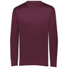 Holloway Men's Maroon Momentum Long Sleeve Tee