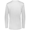 Holloway Men's White Momentum Long Sleeve Tee