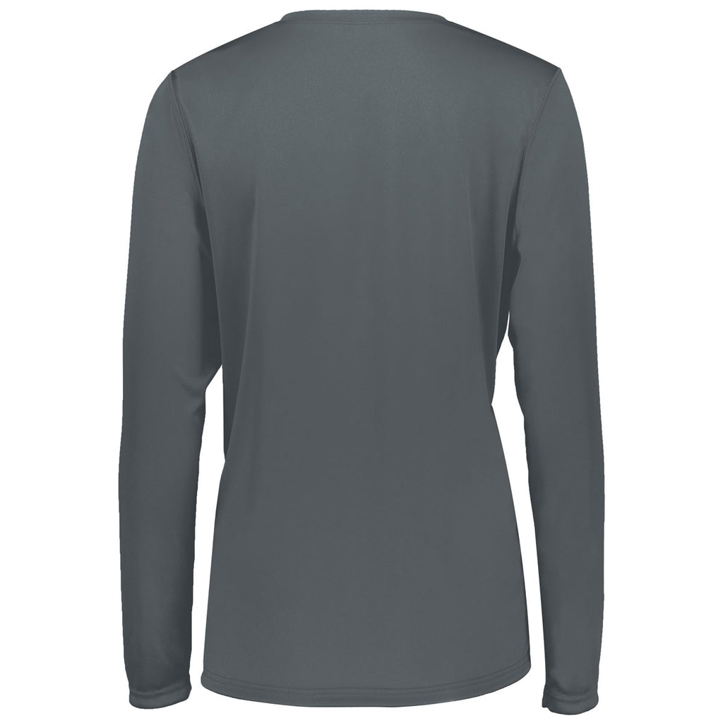 Holloway Women's Graphite Momentum Long Sleeve Tee