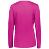 Holloway Women's Power Pink Momentum Long Sleeve Tee