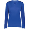 Holloway Women's Royal Momentum Long Sleeve Tee