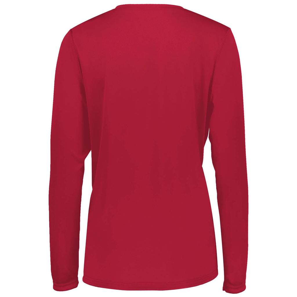 Holloway Women's Scarlet Momentum Long Sleeve Tee