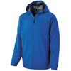 Holloway Men's Royal/Carbon Full Zip Bionic Hooded Jacket