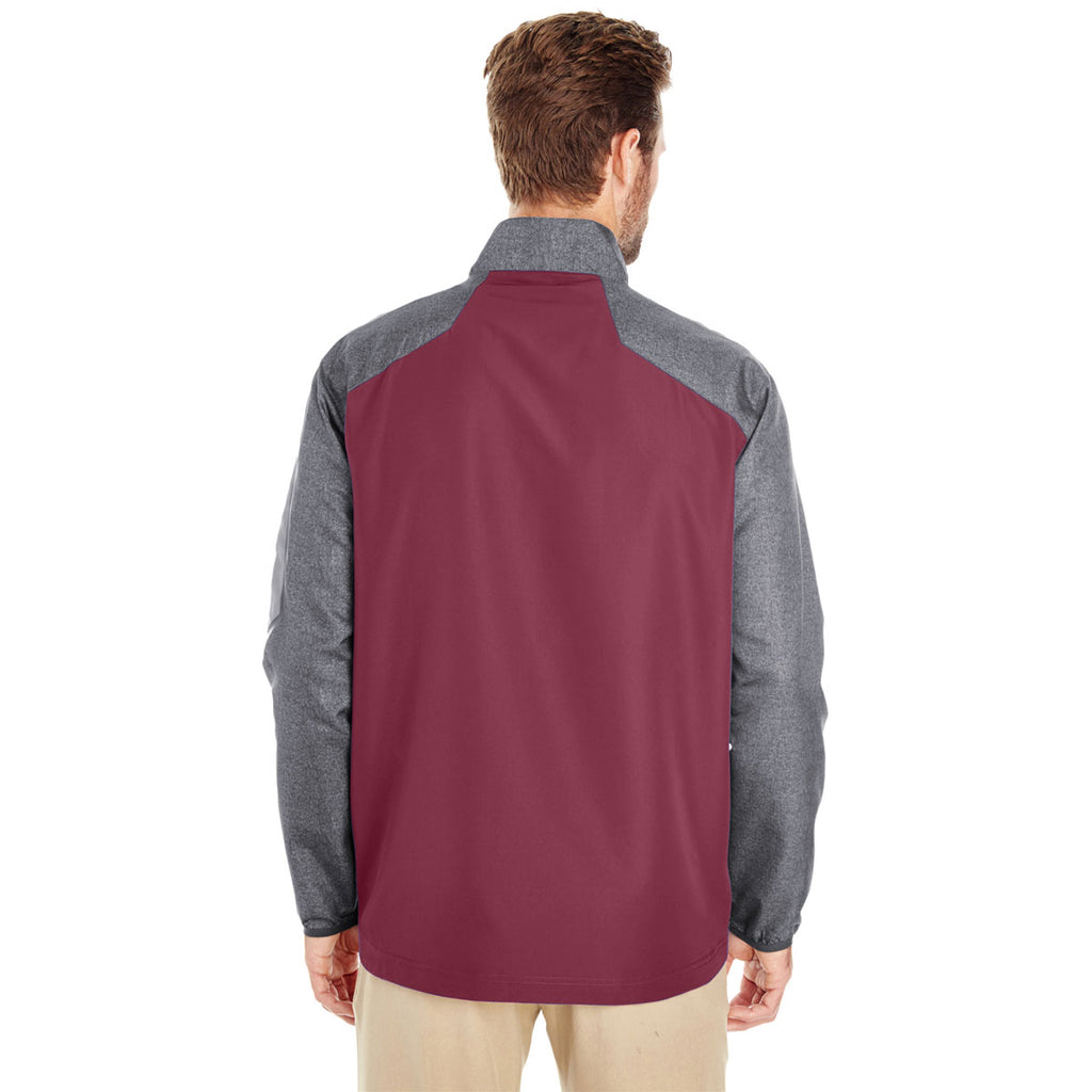 Holloway Men's Carbon Print/Maroon Raider Pullover