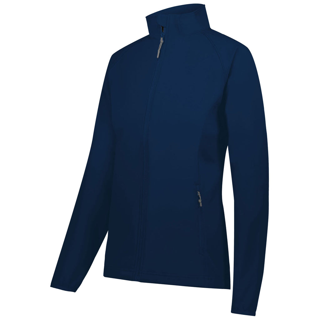 Holloway Women's Navy Featherlight Soft Shell Jacket