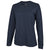 Charles River Women's Navy Comfort-Core Long-Sleeve Crew