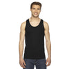 American Apparel Unisex Black Fine Jersey Tank