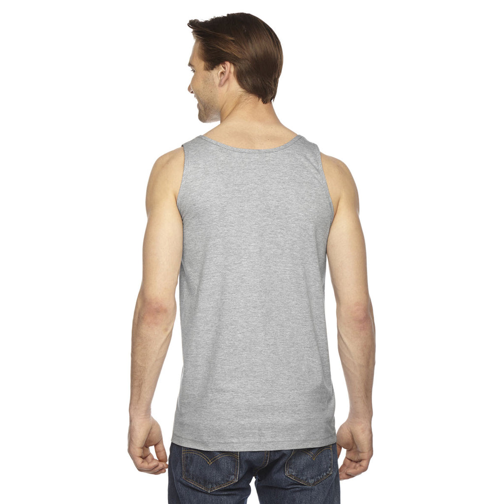 American Apparel Unisex Heather Grey Fine Jersey Tank