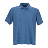 Vantage Men's Indigo/Tonal Indigo Pro Tonal Micro-Stripe Polo