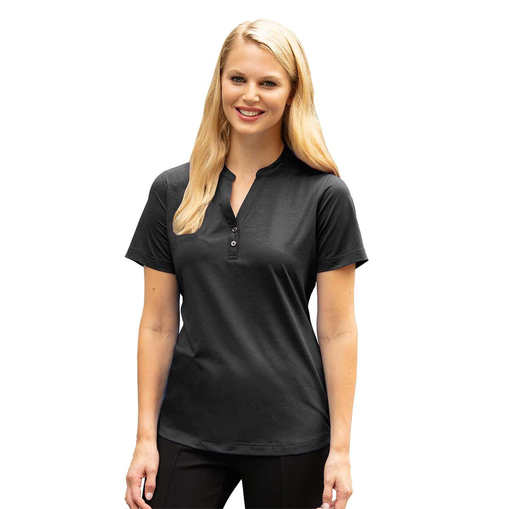 Vansport Women's Black Pro Boca Polo