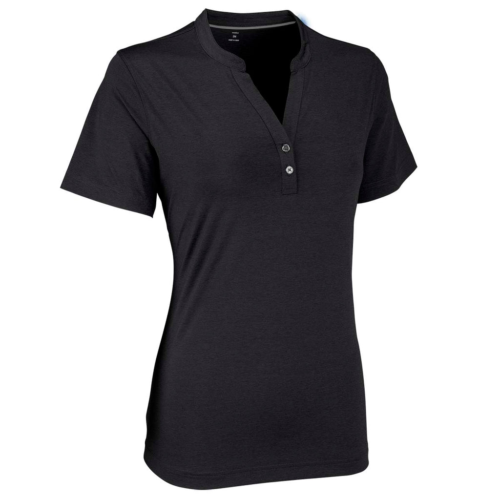 Vansport Women's Black Pro Boca Polo