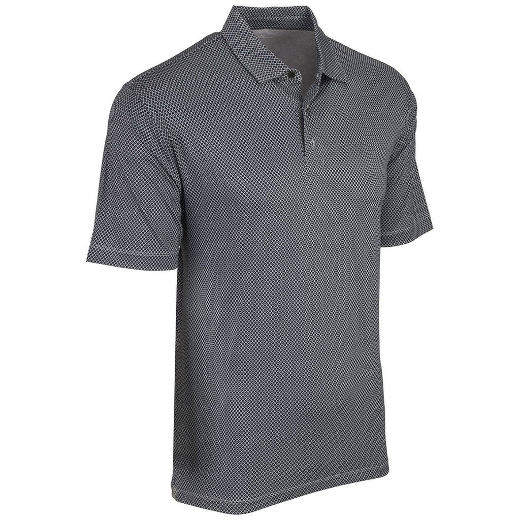 Vansport Men's Black/Grey Pro Eagle Polo