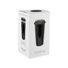 ETS White Terra Tumbler with Black Lid -16 oz