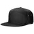 Richardson Black 7 Panel Twill Strapback