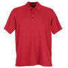 Vansport Men's Real Red Omega Solid Mesh Tech Polo