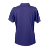 Vansport Women's Purple Omega Solid Mesh Tech Polo