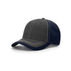 Richardson Navy Sideline Charcoal Front with Contrasting Stitching Cap