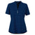 Vantage Women's True Navy Strata Textured Henley