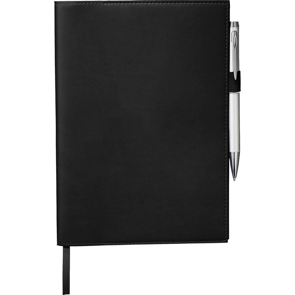 JournalBooks Black Pedova Refillable Notebook (pen sold separately)