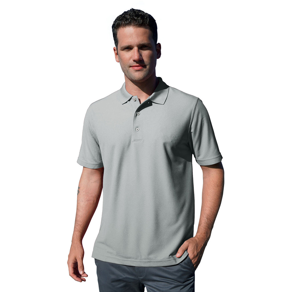 Vansport Men's Silver Victory Polo