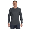 Jerzees Men's Charcoal Grey 5.6 Oz Dri-Power Active Long-Sleeve T-Shirt