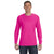 Jerzees Men's Cyber Pink 5.6 Oz Dri-Power Active Long-Sleeve T-Shirt