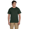 Jerzees Men's Forest Green 5.6 Oz Dri-Power Active Pocket T-Shirt