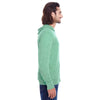 Threadfast Apparel Unisex Green Triblend Full-Zip Light Hoodie