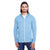 Threadfast Unisex Royal Triblend Full-Zip Light Hoodie