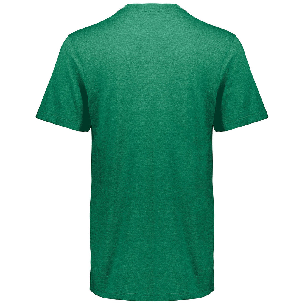 Augusta Sportswear Men's Kelly Heather Tri-Blend Tee